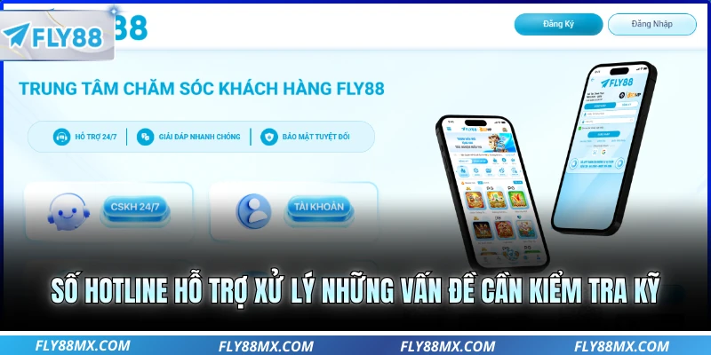 Số hotline hỗ trợ xử lý những vấn đề cần kiểm tra kỹ